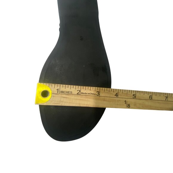 Seychelles Braided Slide Sandal Black Leather Size 6 Casual Made in Italy - Picture 11 of 13